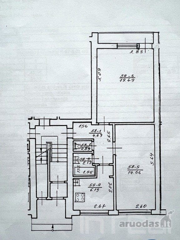 2-room apartment for sale — Šiauliai, Centras, Žalgirio g. — photo 11