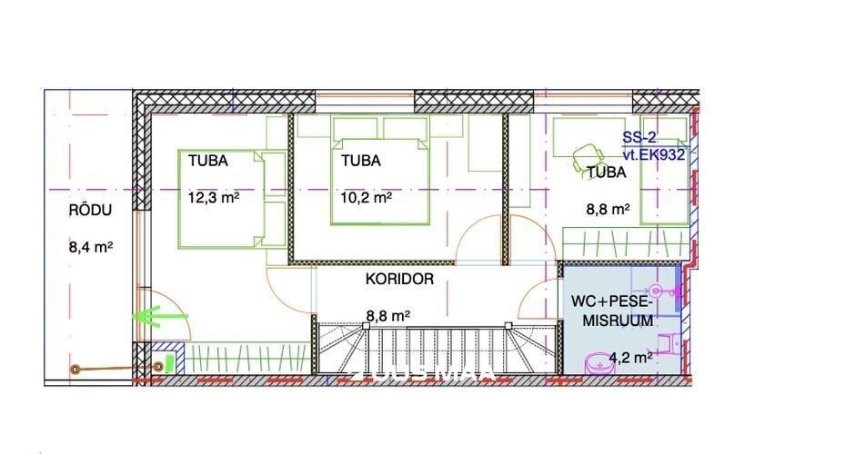 4-room apartment for sale — Tallinn, Lasnamäe, Sinimäe 1 — photo 33