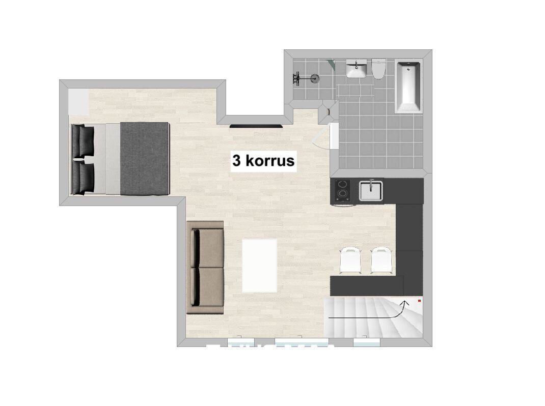 2-room apartment for sale — Tallinn, Kalamaja, Põhja-Tallinn, Vana-Kalamaja 11 — photo 13