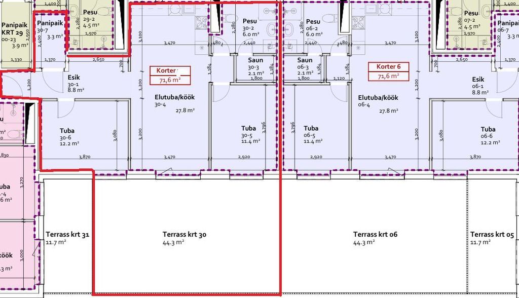 3-room apartment for sale — Tartu, Ränilinn, Kvartsi 7 — photo 26