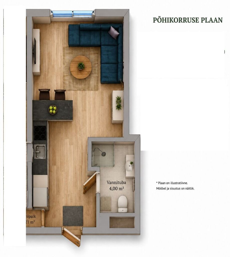 1-room apartment for sale — Tartu, Ropka, Ropka tee 6 — photo 11