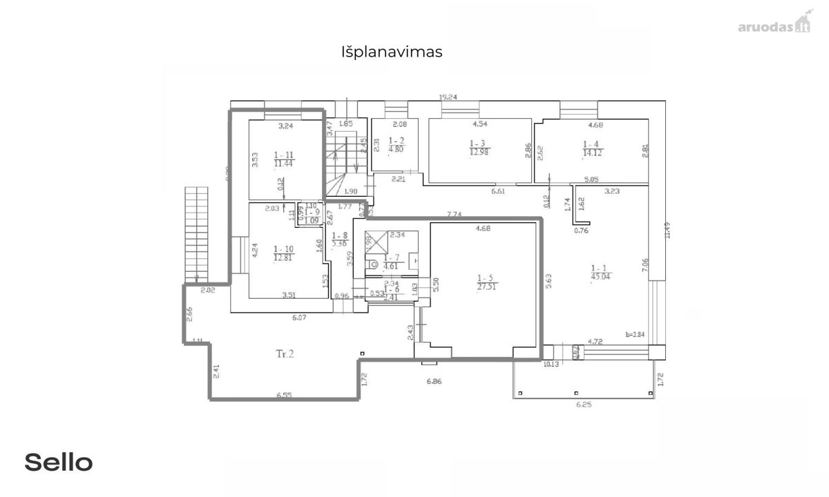 3-room apartment for sale — Vilnius, Valakampiai, Nugalėtojų g. — photo 27
