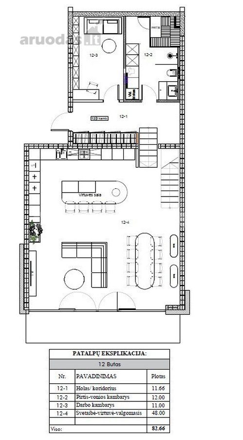 4-room apartment for sale — Vilnius, Rasos, Gardino g. 22 — photo 17
