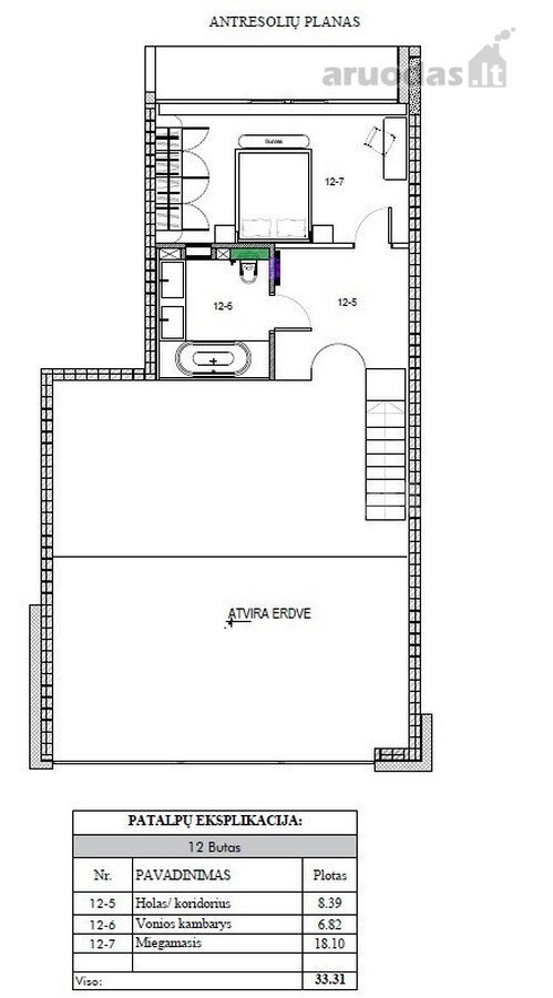 4-room apartment for sale — Vilnius, Rasos, Gardino g. 22 — photo 15