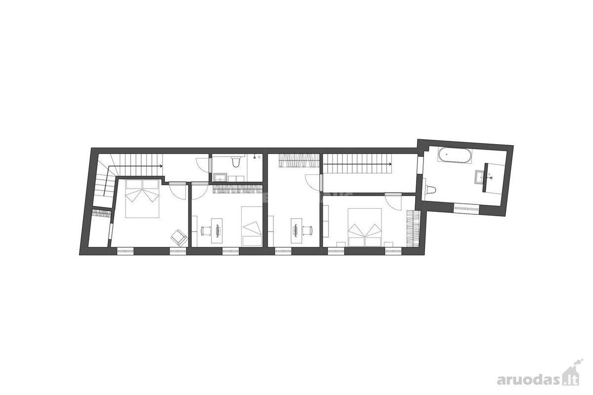 4-room apartment for sale — Vilnius, Senamiestis, Aušros Vartų g. — photo 4