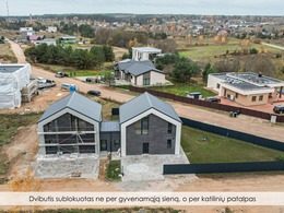 Parduodamas baigiamas statyti gražios architektūros, A++ energetinės klasės, dviejų aukštų 115 kv.m keturių kambarių dalinės apdailos namas su terasa bei individualiu kiemu patogioje, puikioje vietoje prie pat Gelužės ežero! — photo 3
