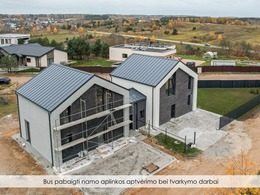 Parduodamas baigiamas statyti gražios architektūros, A++ energetinės klasės, dviejų aukštų 115 kv.m keturių kambarių dalinės apdailos namas su terasa bei individualiu kiemu patogioje, puikioje vietoje prie pat Gelužės ežero! — photo 4