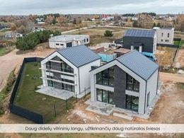 Parduodamas baigiamas statyti gražios architektūros, A++ energetinės klasės, dviejų aukštų 115 kv.m keturių kambarių dalinės apdailos namas su terasa bei individualiu kiemu patogioje, puikioje vietoje prie pat Gelužės ežero! — photo 8