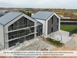 Parduodamas baigiamas statyti gražios architektūros, A++ energetinės klasės, dviejų aukštų 115 kv.m keturių kambarių dalinės apdailos namas su terasa bei individualiu kiemu patogioje, puikioje vietoje prie pat Gelužės ežero! — photo 10