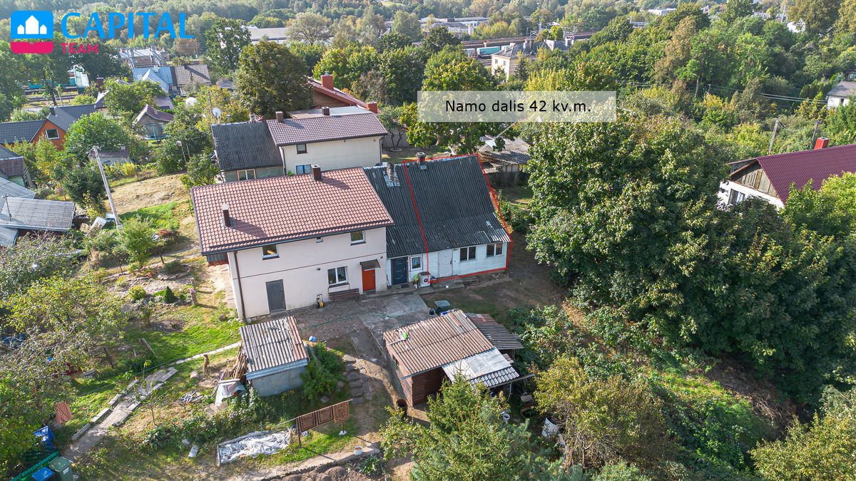 Parduodamas namas Rugiagėlių g. 16, Naujojoje Vilnioje, Vilniuje, 44.00 kv.m ploto — photo 1
