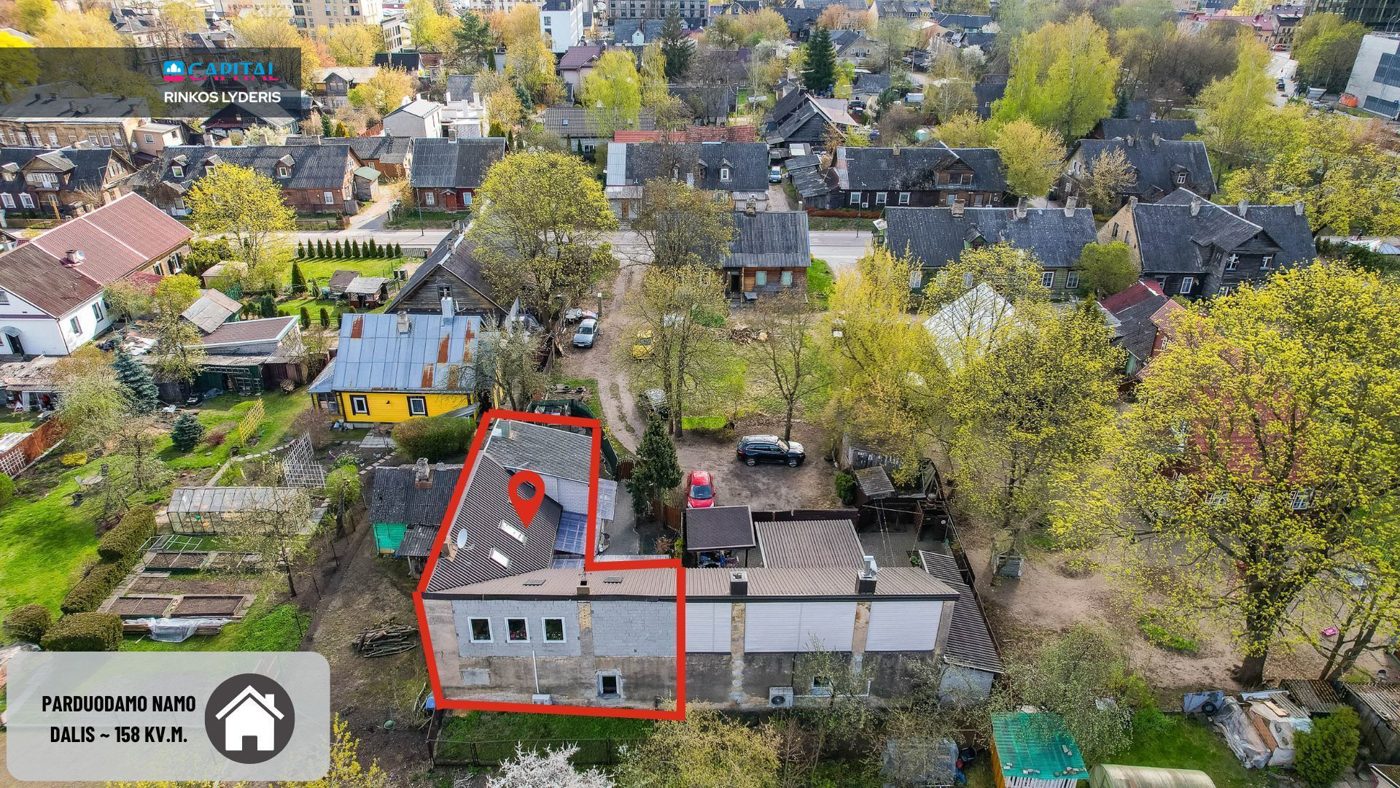 Parduodamas namas Giedraičių g. 18, Šnipiškėse, Vilniuje, 158.62 kv.m ploto, 2 aukštai — photo 1