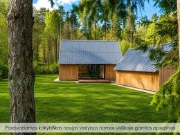 Parduodamas jaukus, įrengtas naujos statybos 80 kv. m namas su atskiru 20 kv. m garažu ramioje gamtos apsuptoje vietoje Vilniuje — photo 3